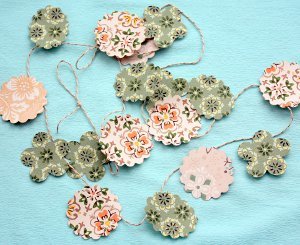 Punched Paper DIY Garland Punched Paper DIY Garland