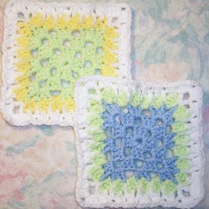 Textured Springtime Square