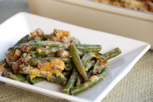 Green Bean Sausage Casserole