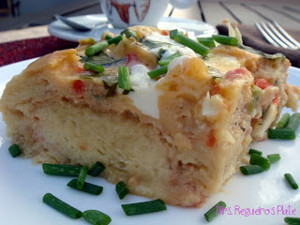 Savory Breakfast Bread Pudding