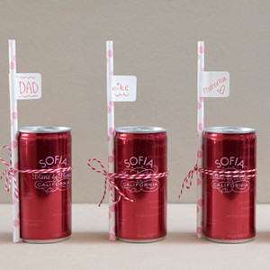 Sip 'n Sit DIY Wedding Place Cards