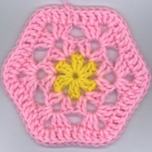 Pink Petal Hexagon