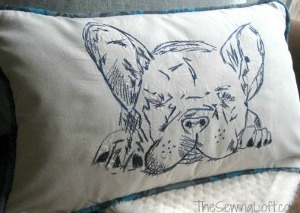 Baby Bulldog DIY Pillow