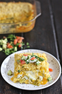 Cheesy Sweet Corn Tamale Pie