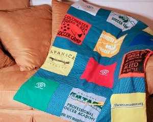 Quilted Tee Shirt Memory Blanket