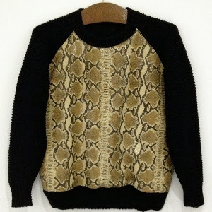 Pretty Python Designer Sweater