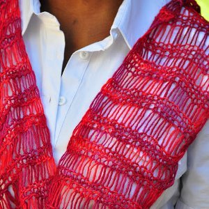 Berry Lacey Scarf