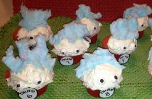 Dr. Seuss Thing Cupcakes for Kids