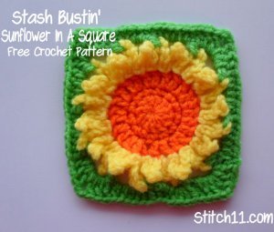 Stash-Busting Sunflower Square