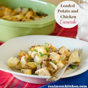 Loaded Potato and Chicken Casserole