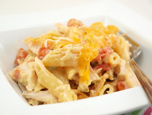 Queso Chicken Pasta