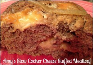 Amy's Slow Cooker Cheese Stuffed Meatloaf
