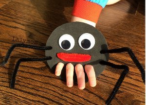 Itsy Bitsy Spider Finger Puppets