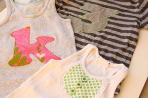 Appliqued and Upcycled Kids' Clothes