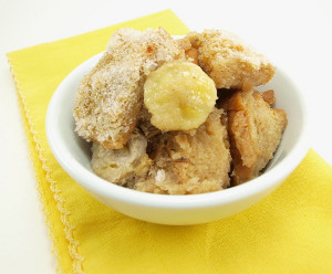 Brown Sugar Banana Bread Pudding