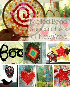 7+ Melted Bead Suncatchers