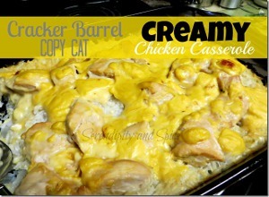 Copycat Cracker Barrel Creamy Chicken Casserole