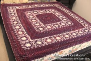 Basketweave Granny Square Afghan