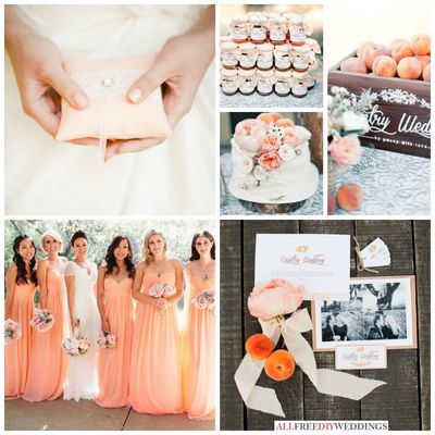 Spring Wedding Colors: Peach