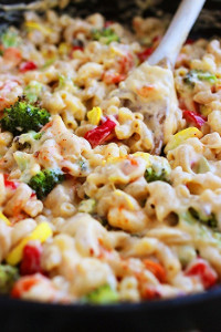 Roasted Vegetable Macaroni and Cheese