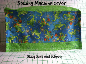 3 Fat Quarters Sewing Machine Cover