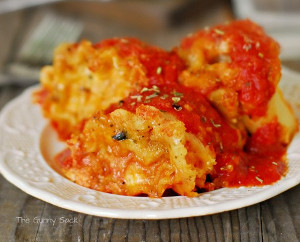 Slow Cooker Lasagna Rolls