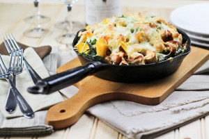 Crispy Cheesy Baked Rice Casserole