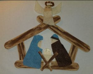 Craft Stick Nativity Craft Stick Nativity
