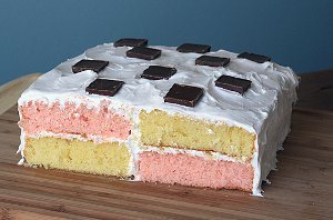 Square Dance Party Cake