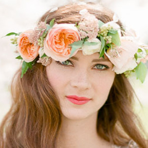 DIY Fresh Floral Wedding Crown