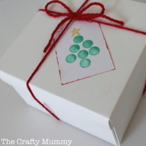 Simple Stamped Gift Tag