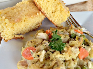 Chicken and Dumplings Casserole with Veggies