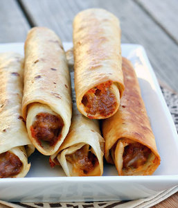 Taco Time Copycat Crisp Bean Burritos