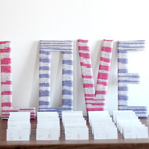 Display of Love Letters