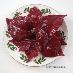 Single Use Poinsettia Soaps