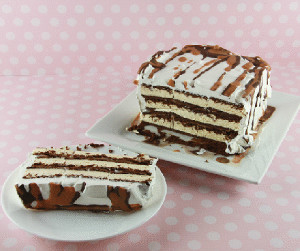 Magic 10-Minute Layered Icebox Cake