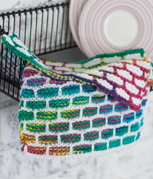 Stained Glass Dishcloth Stained Glass Dishcloth
