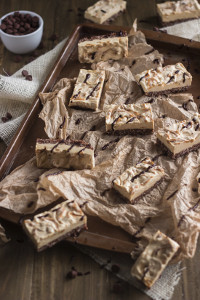 Skinny Chocolate Peanut Butter Bars