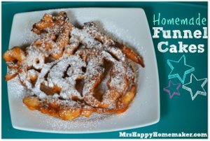 Homemade Funnel Cakes