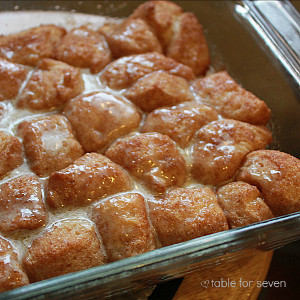 Baked Cinnamon Roll Bites