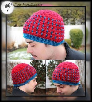 Hidden Sapphire Crocheted Hat