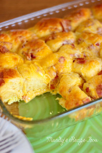 Bubble-Up Velveeta Breakfast Bake