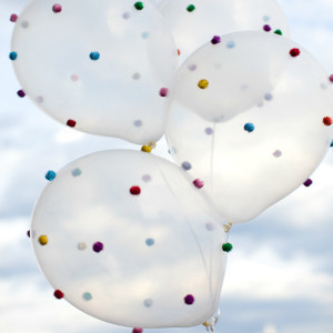 Pom Pom Balloons