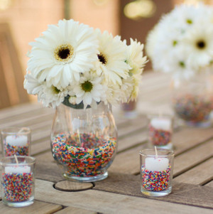 Funfetti Sprinkle Vases