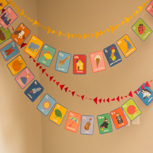 Alphabet Card Garland