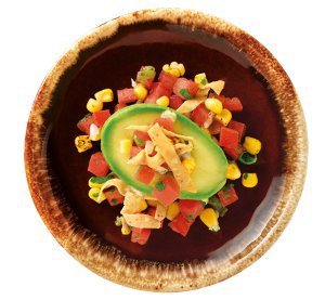 Corner Bakery Southwest Avocado with Corn & Tomato Salsa Corner Bakery Southwest Avocado with Corn & Tomato Salsa