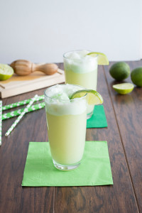 Refreshing Lime Sherbet Floats