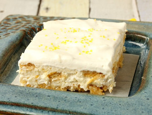 No Bake Lemon Cheesecake Bars