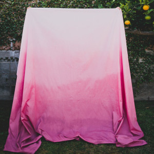 DIY Ombre Tablecloth