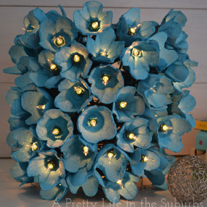 DIY Egg Carton Lamp DIY Egg Carton Lamp